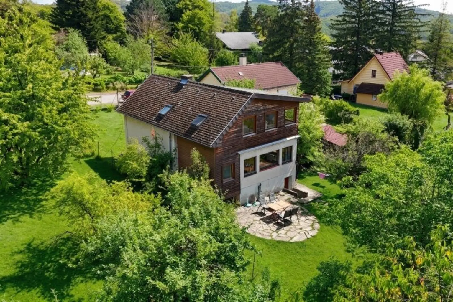 Luftbild gartenseitig