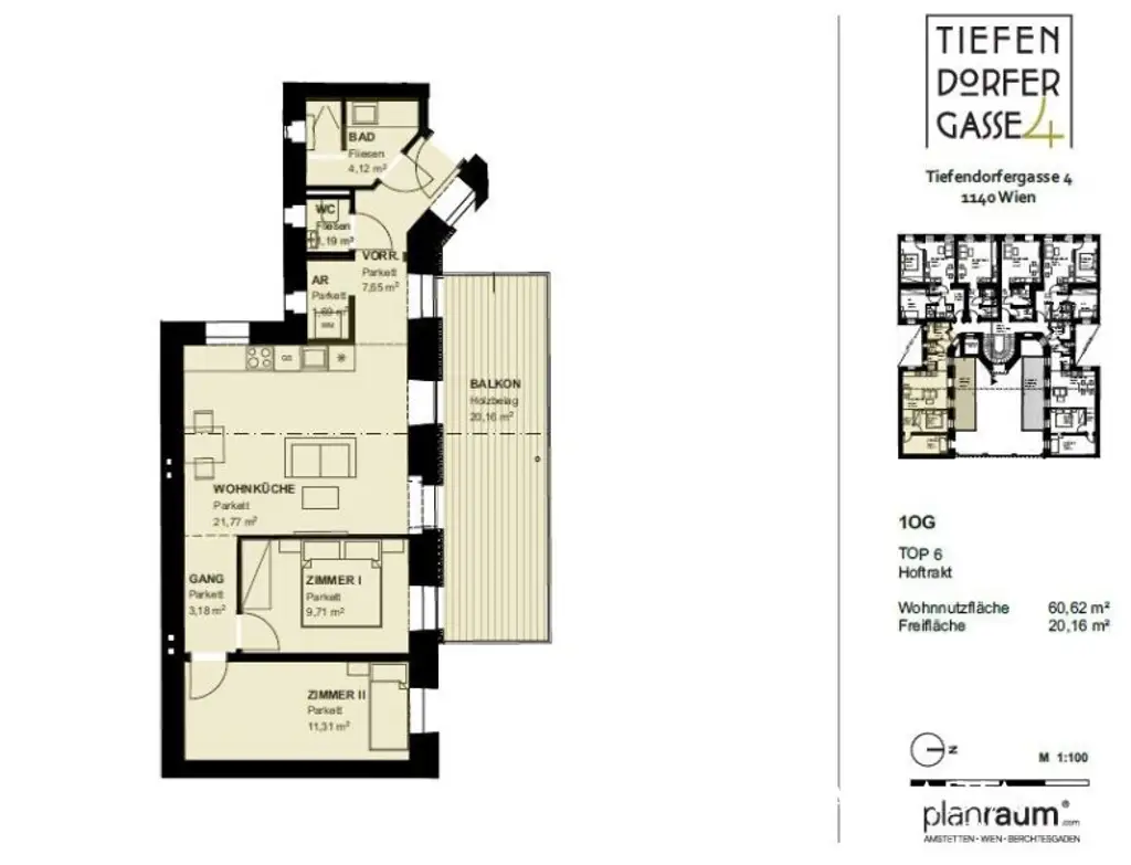 Gründerzeithaus I Sanierte Balkonwohnung