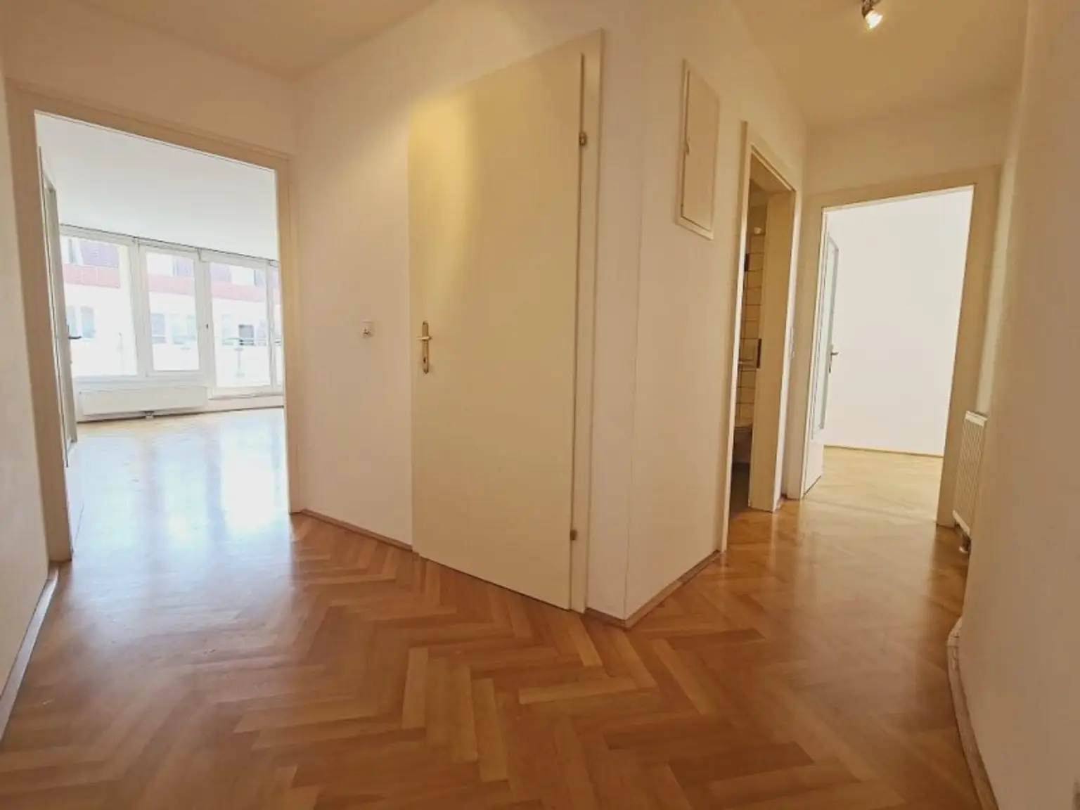SALZTORGASSE, DONAUKANAL-NÄHE, 51 m2 Neubau mit Stehbalkon, 2 Zimmer, Komplettküche, Wannenbad, Parketten, Fernblick