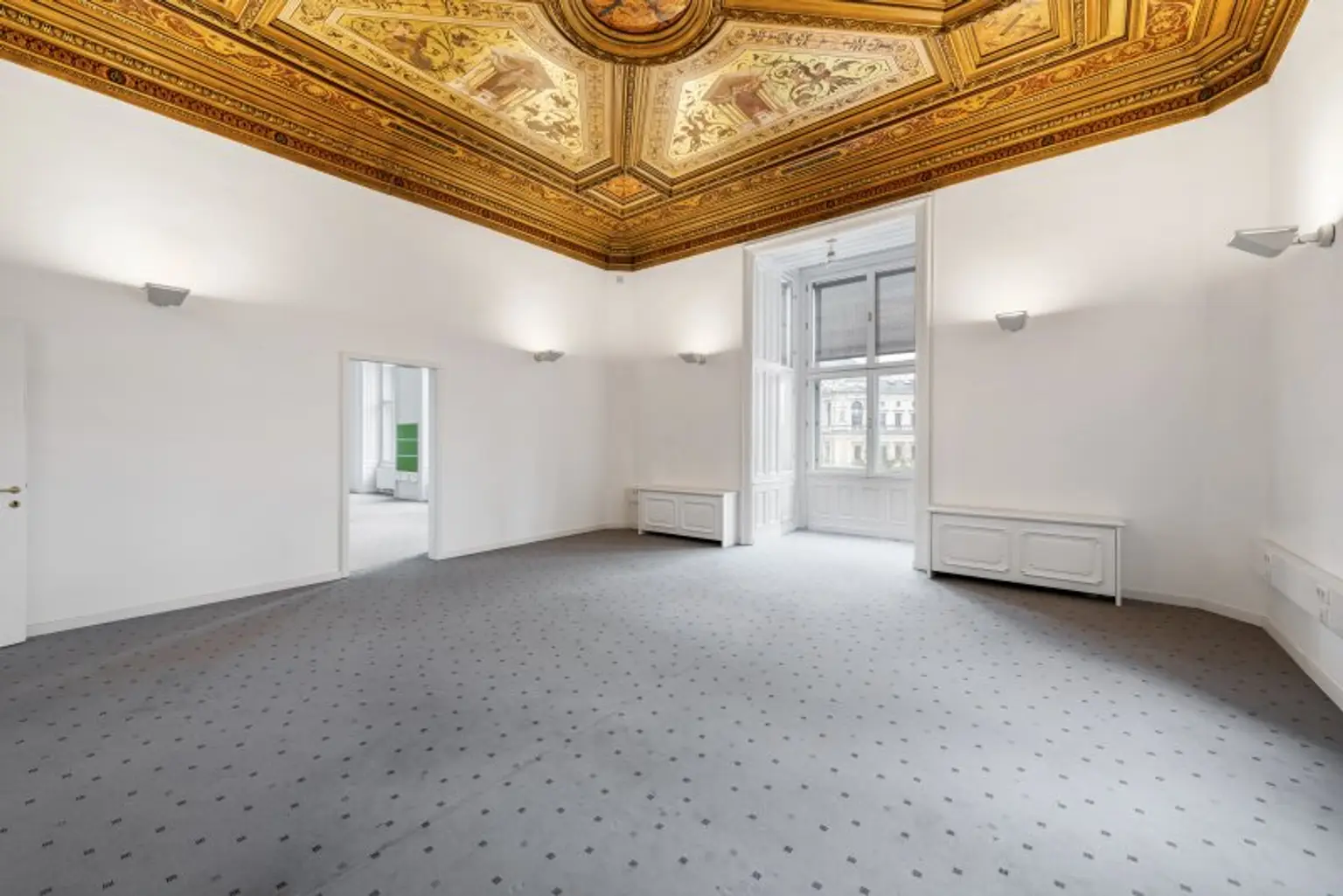 Die Nummer Eins im Ersten! 1.077 m² Bürofläche im prestigeträchtigen Jahrhundertwendehaus! Klimatisiert! Nähe U2 Schottentor!
