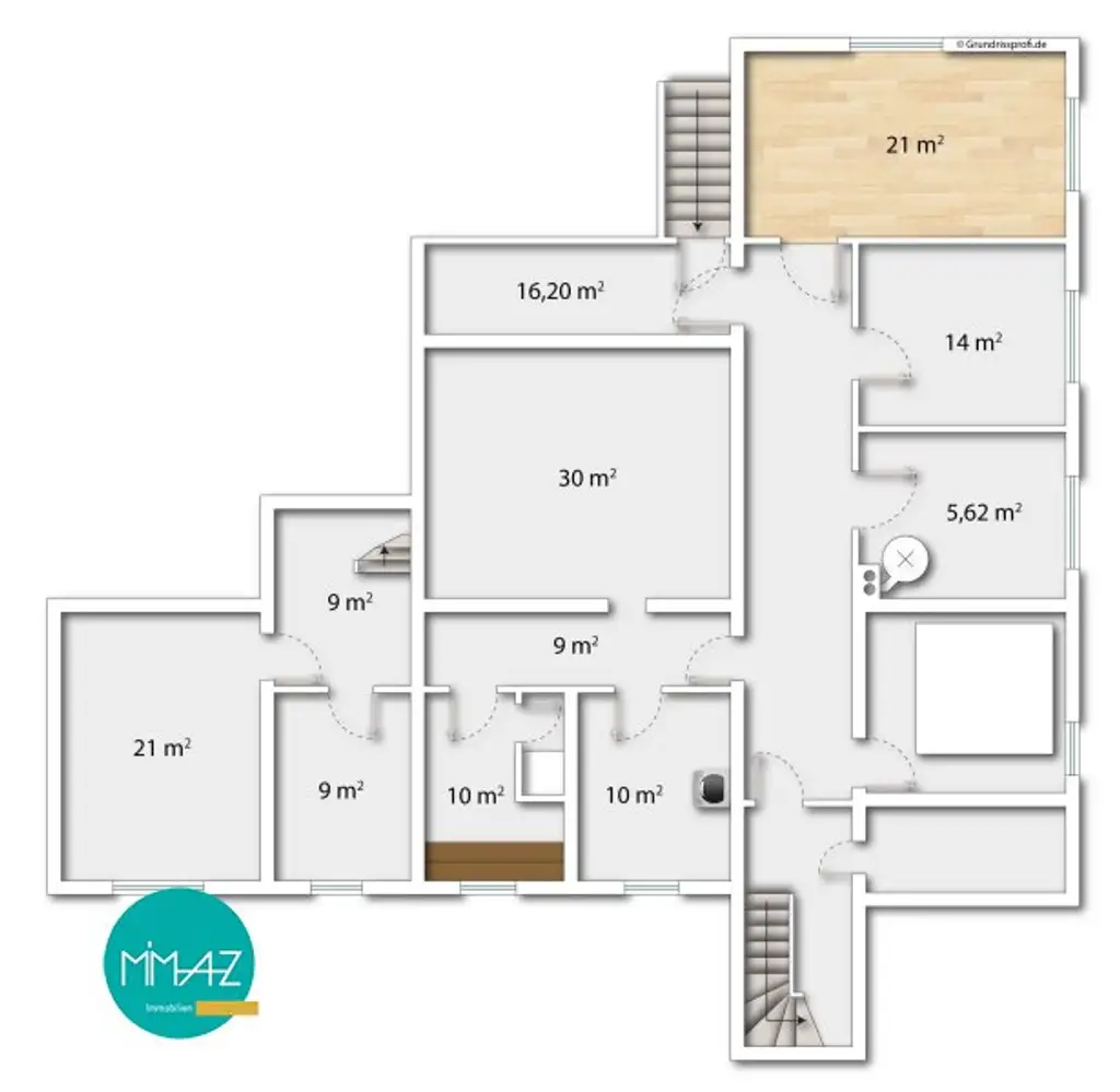 Seltene Gelegenheit! Wohnhaus mit 3 separaten Einheiten und großem Garten! Wohnen-Arbeiten-Vermieten oder Generationen verbinden!