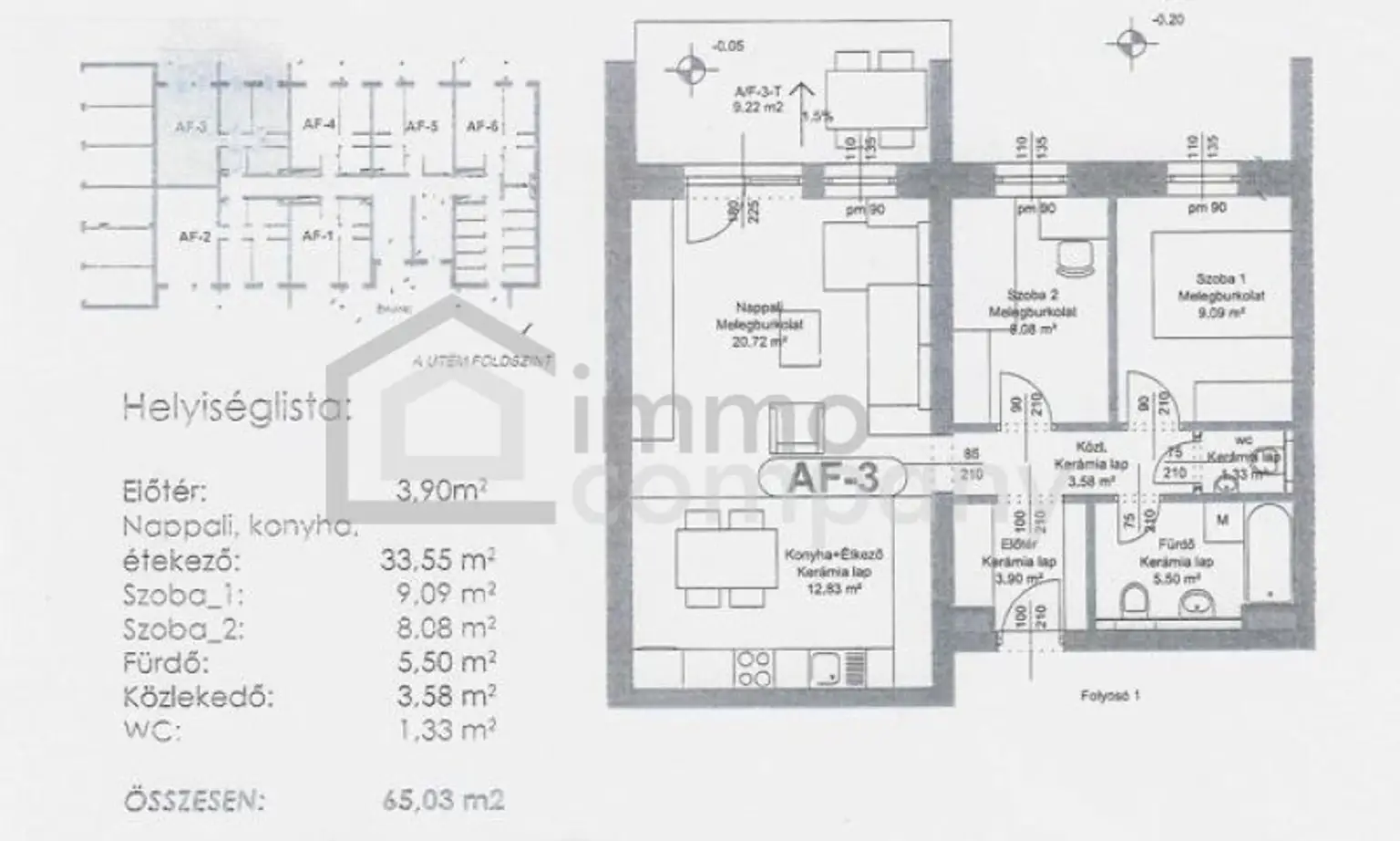 Grundriss 65.01m²Plan