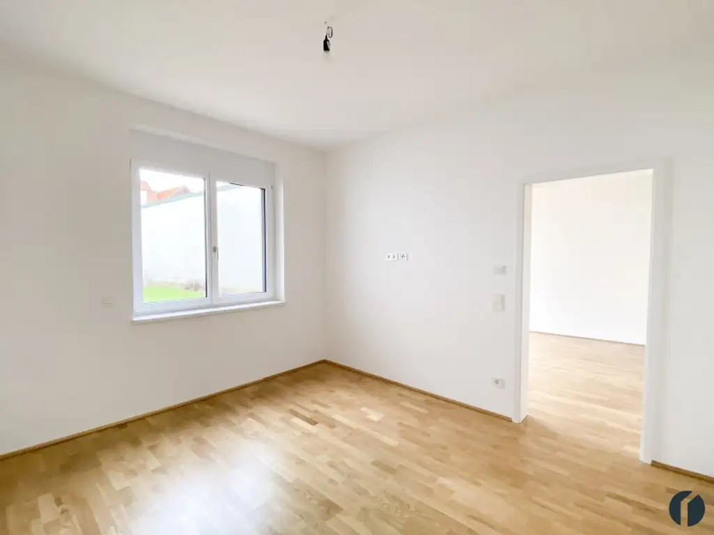 Klimatisierte 2-Zimmer-Wohnung mit Terrasse und Gemeinschaftsgarten im Herzen von Tulln