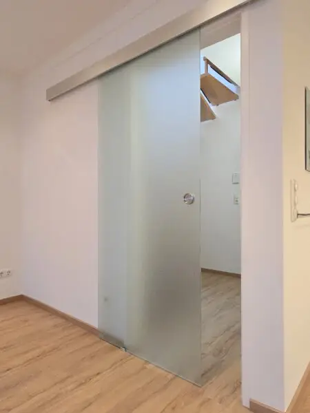 schöne Glasschiebetür