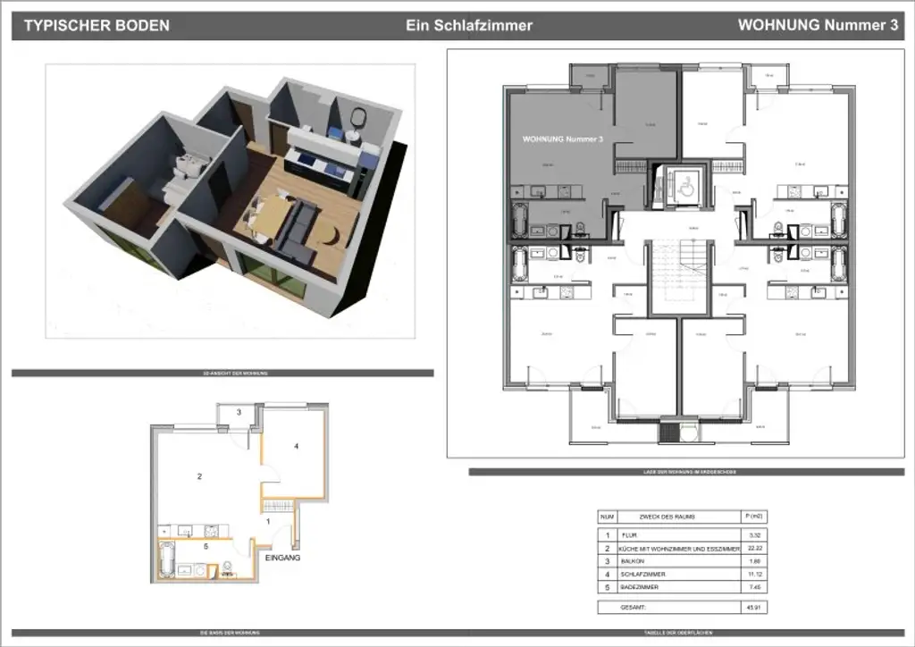 Neubauwohnung Erstbezg Dachgeschosswohnung..Gutschein für Küche von 2.000€ bei Home&Life Design Studio einbezahlt