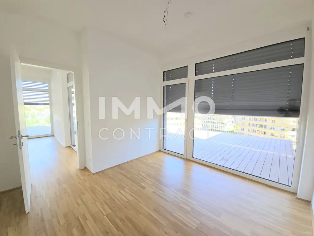 GREEN CITY: TOP DACHTERRASSEN-WOHNUNG mit 3 Räumen und großer Dachterrasse - Straßganger Straße 380 d - Top 33D