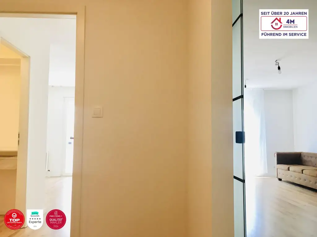Hallo Investoren! Top-Sanierte 2-Zimmer Neubauwohnung mit Freier Mietzins und urbaner Flaire (U4/U2!)