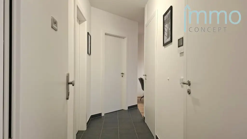 Neubau - Top 3 Zimmer Balkonwohnung inkl. Tiefgaragenstellplatz - ruhige Stadtlage mit Grünblick
