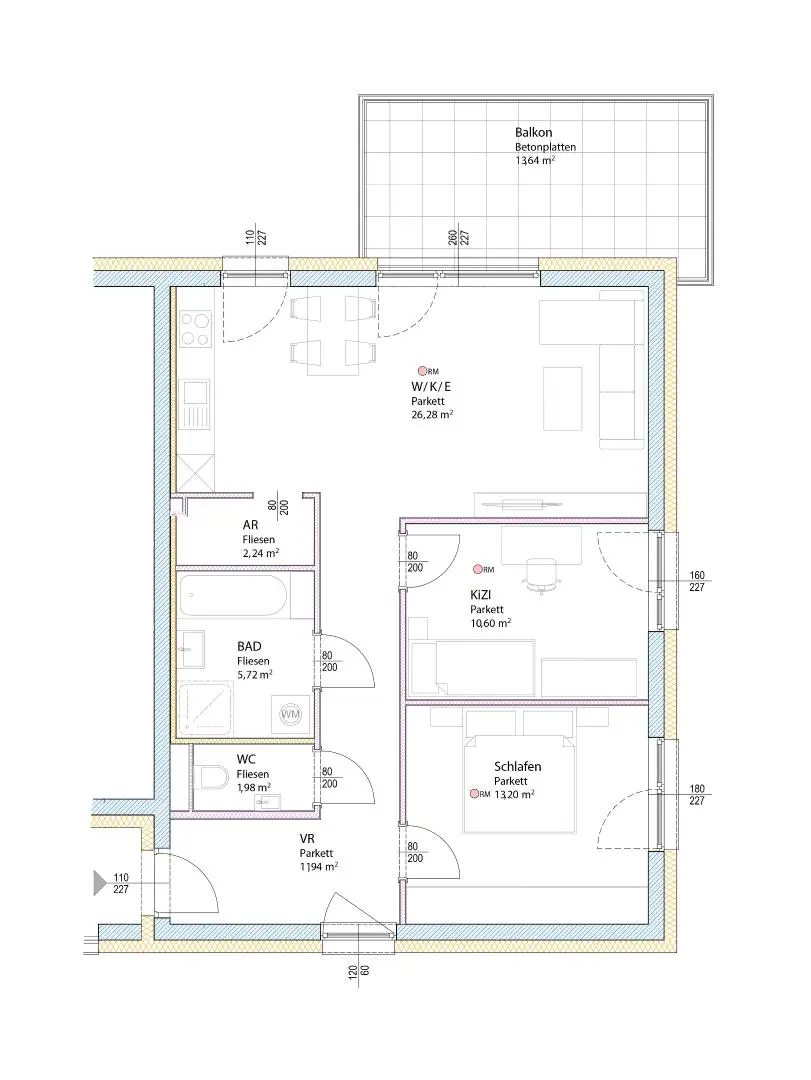 Attraktive leistbare 2/3 - Zimmer Neubauwohnungen mit Tiefgaragenplatz zum kleinen Preis ab nur € 195.000,-, Bezug Ende 2025 - PROVISIONSFREI (T27)