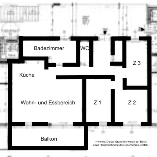 NEUE RAUMAUFTEILUNG: Vier-Zimmer-Wohntraum mit sonnigem Balkon