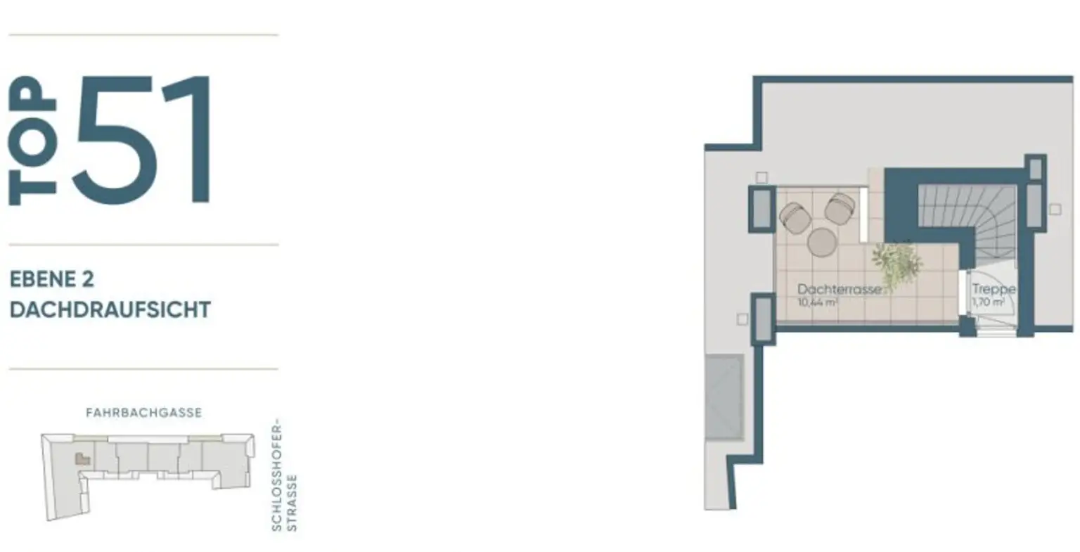 NEUBAU DACHGESCHOß-3-Zimmer-ERSTBEZUG mit Dachterrasse in 1210 Wien! Top 2/51