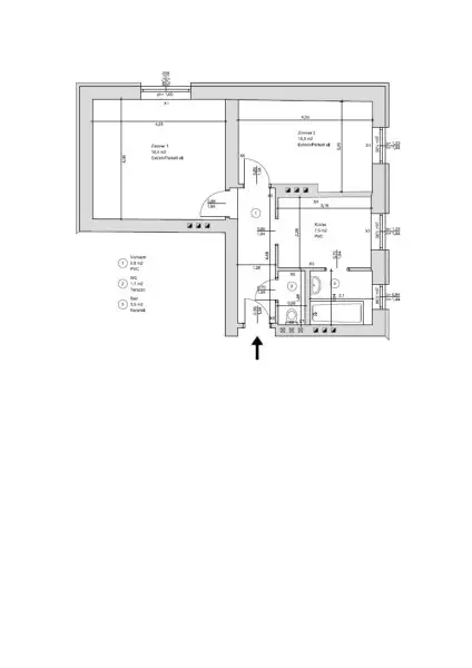 Top saniert, 2 Zimmer - Nähe Fachhochschule