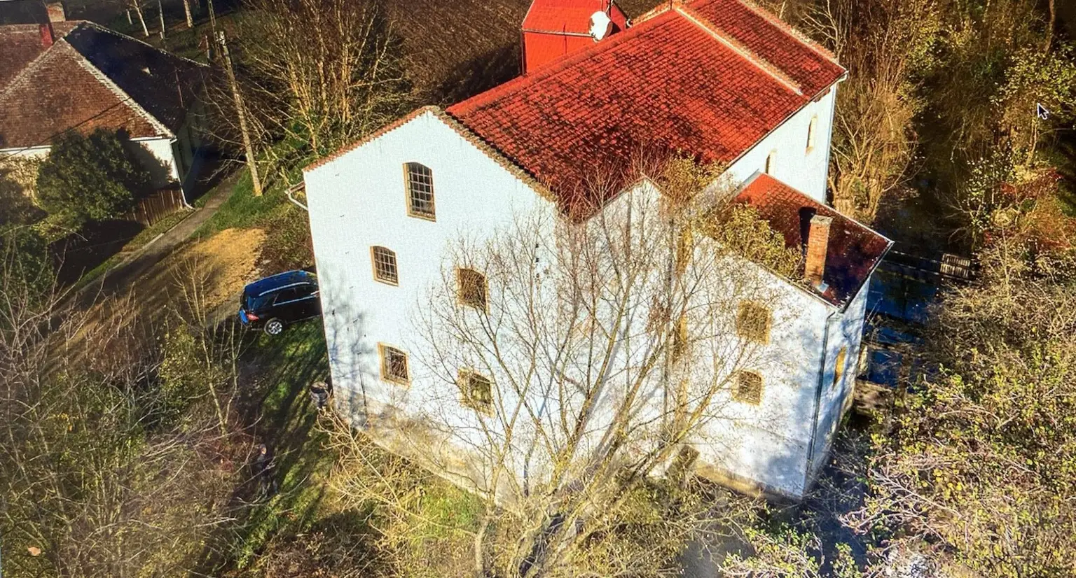 Historische Mühle mit eigener Stromversorgung in Südungarn
