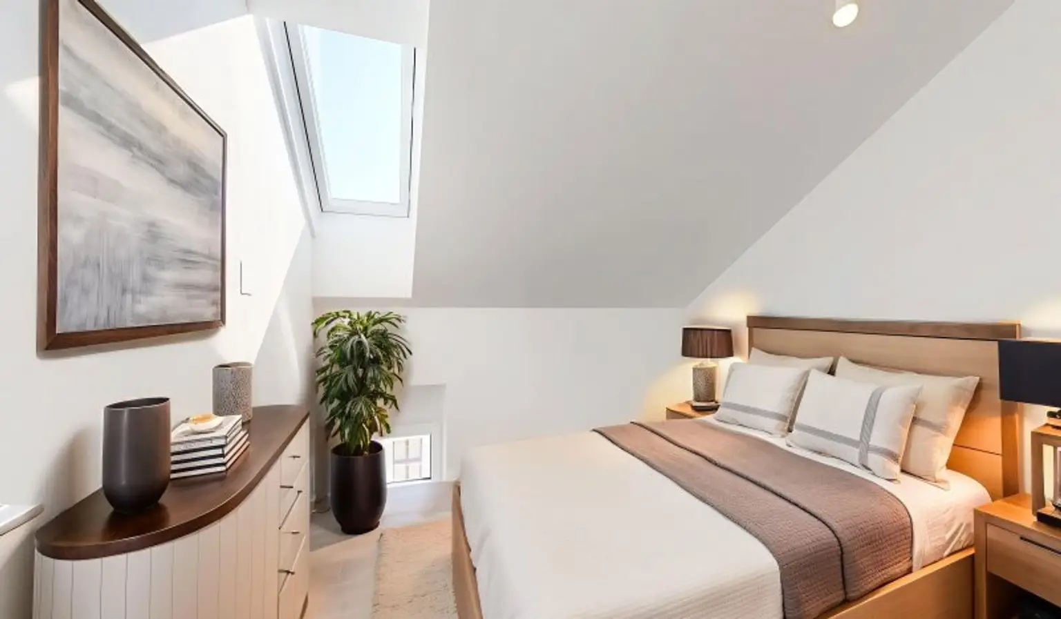 Moderne 2-Zimmer Dachgeschosswohnung | Terrasse | Klimaanlage | Nähe Café Hummel | Erstbezug