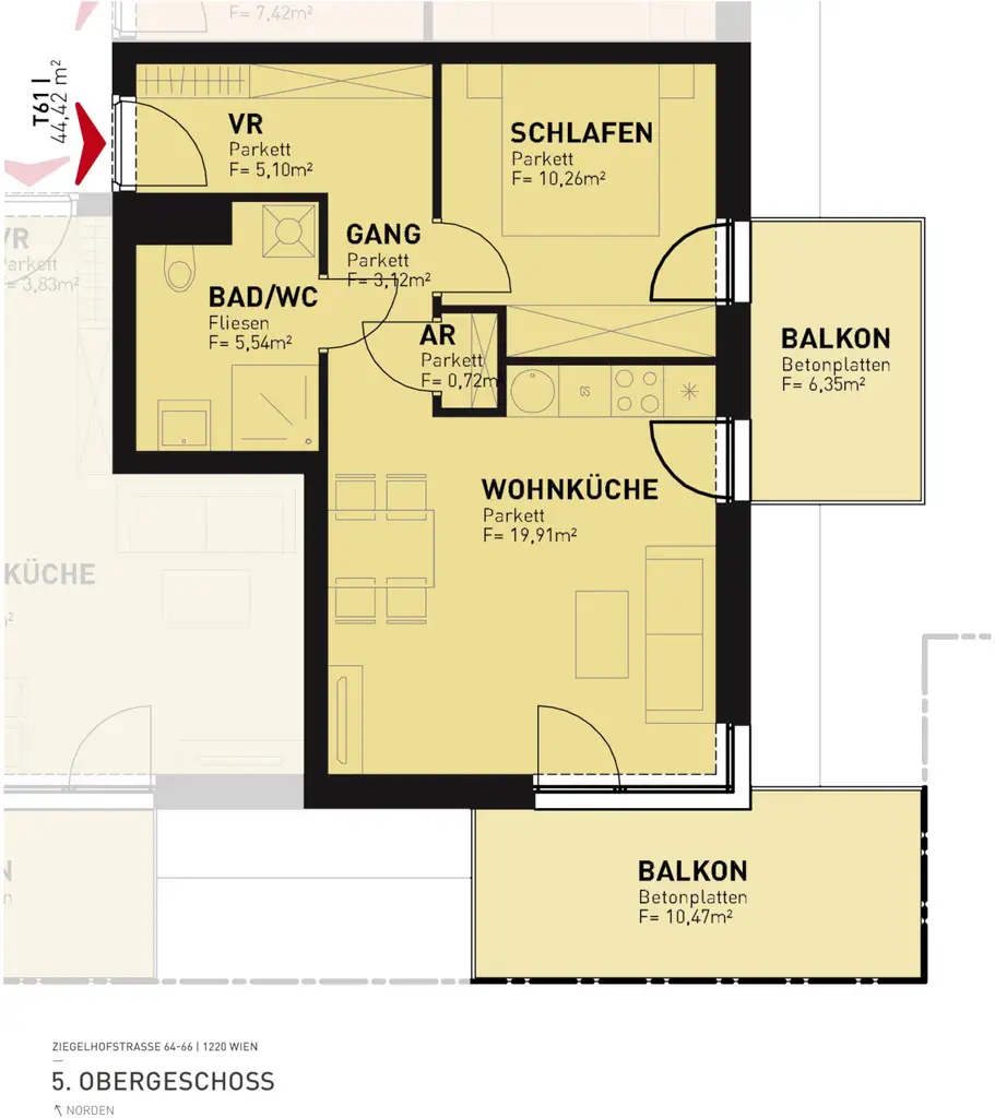 Willkommen in Ihrem neuen Zuhause – einer modernen Terrassenwohnung im 22. Bezirk, Donaustadt.