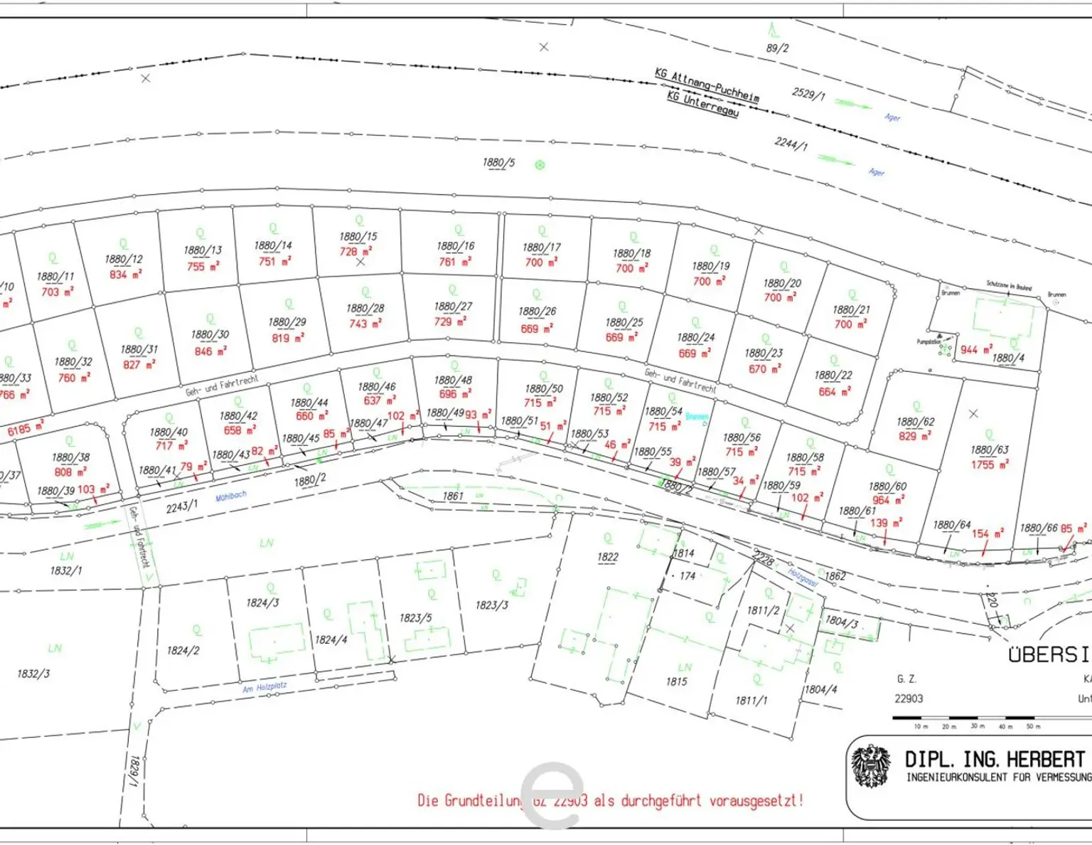 Attraktive Baugrundstücke in Wankham bei Regau
