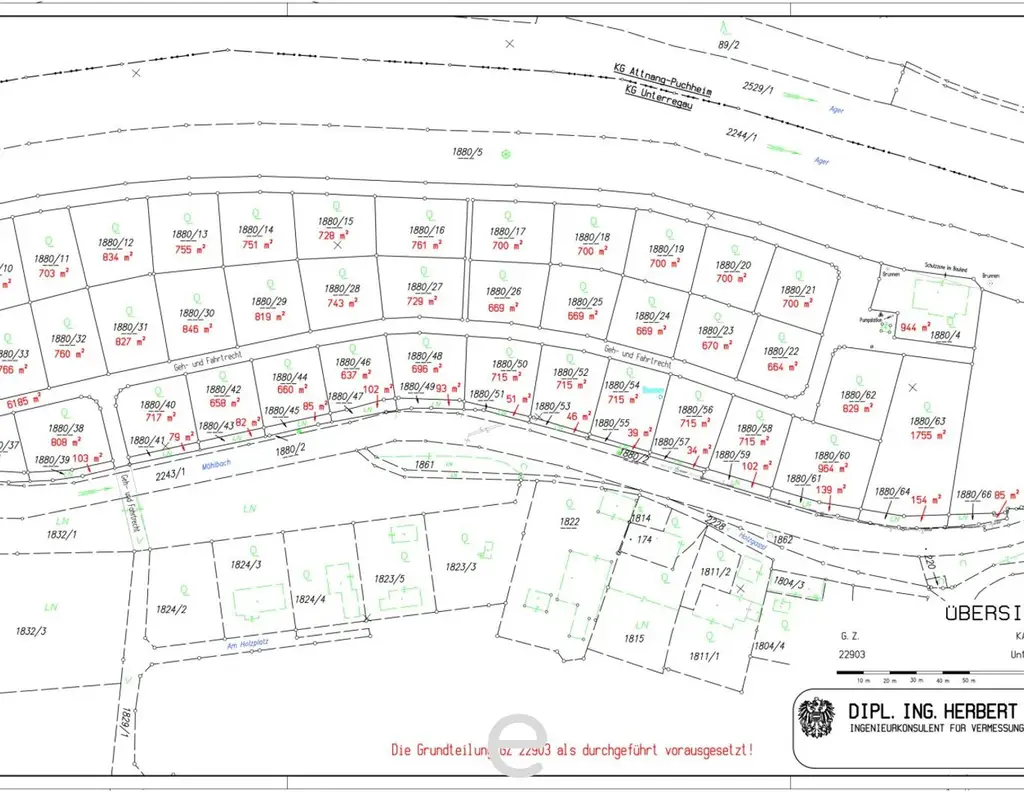 Attraktive Baugrundstücke in Wankham bei Regau