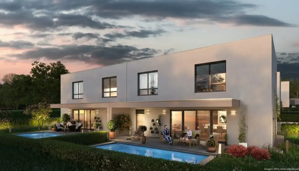 Doppelhaus-Neubauprojekt "EIBENWEG Pasching"