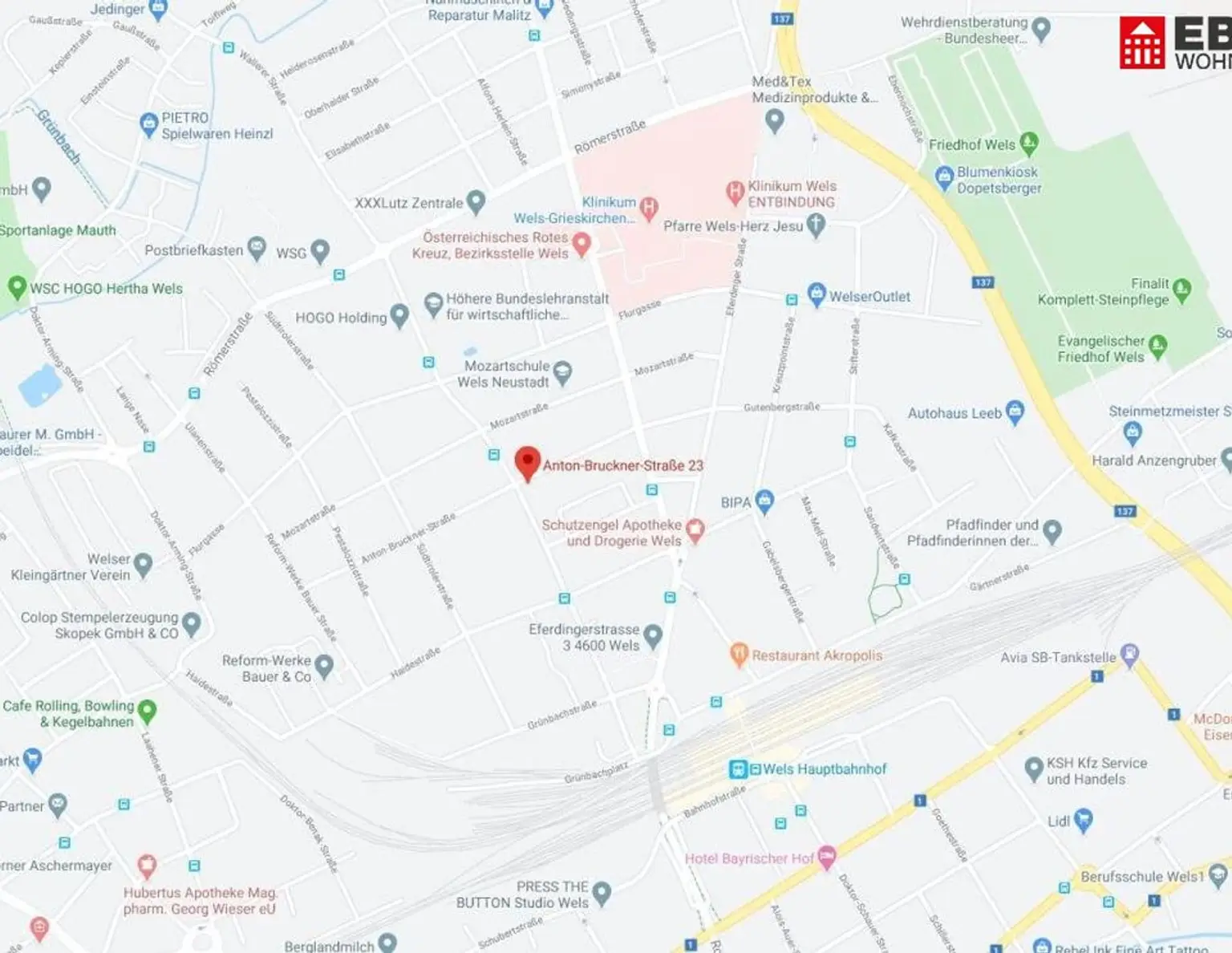 Neubau! Heller und moderner Tiefgaragenplatz im Zentrum von Wels zu verkaufen! Fußläufig erreichen Sie den Hauptbahnhof Wels, sowie das Klinikum Wels-Grieskirchen! Provisionsfrei direkt vom Bauträger!
