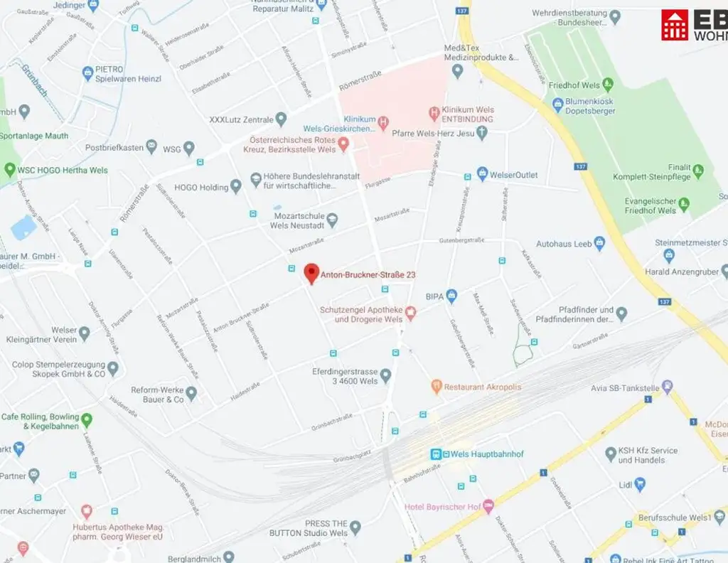 Neubau! Heller und moderner Tiefgaragenplatz im Zentrum von Wels zu verkaufen! Fußläufig erreichen Sie den Hauptbahnhof Wels, sowie das Klinikum Wels-Grieskirchen! Provisionsfrei direkt vom Bauträger!