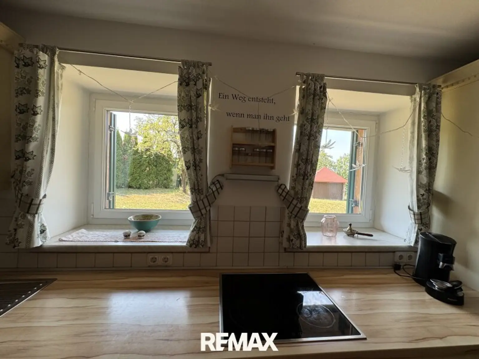 Aussicht beim Kochen