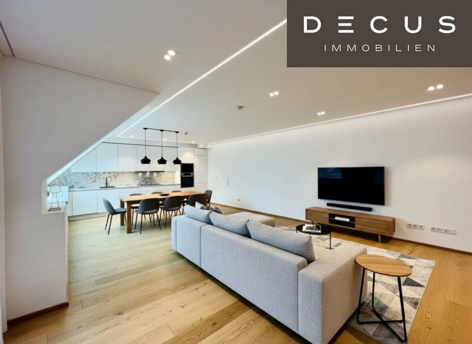 Möblierter Vorschlag Wohnküche