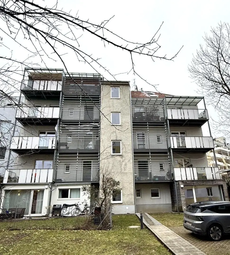 Ansicht Hof mit Balkonen