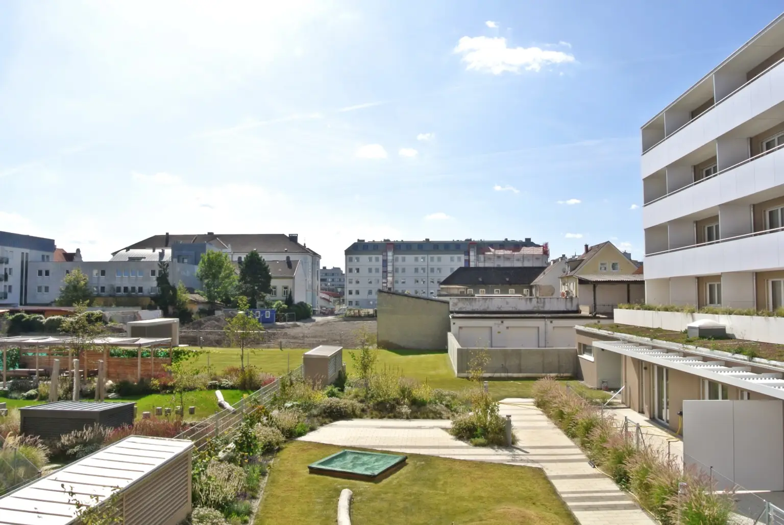 Aussicht Innenhof