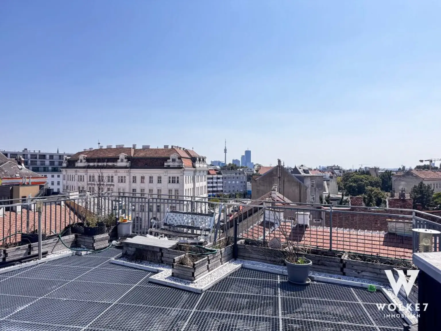 Dachterrassenwohnung mit 360° Panorama | 63m² Dachterasse | Am Spitz