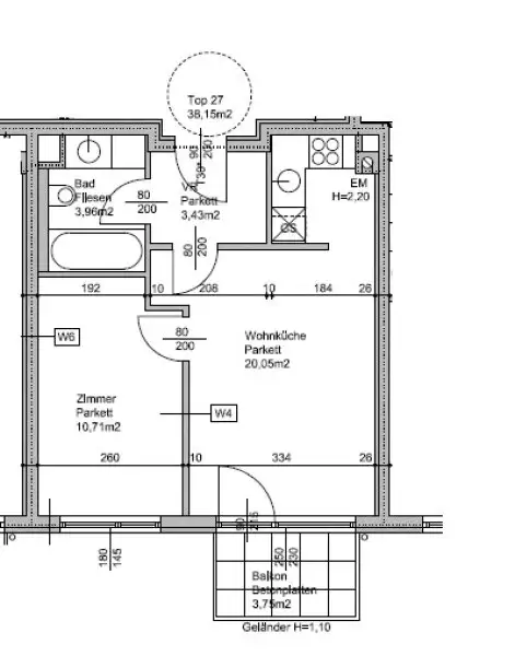 BALKONWOHNUNG! 2-Zimmer Wohnung in 1210 Wien zu vermieten!