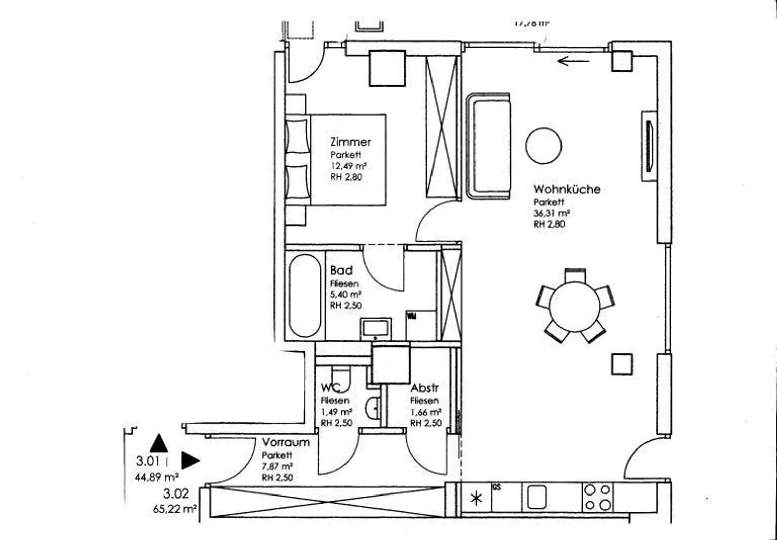 2 Zimmer + Balkon im TRIIIPLE! VIDEOBESICHTIGUNG!