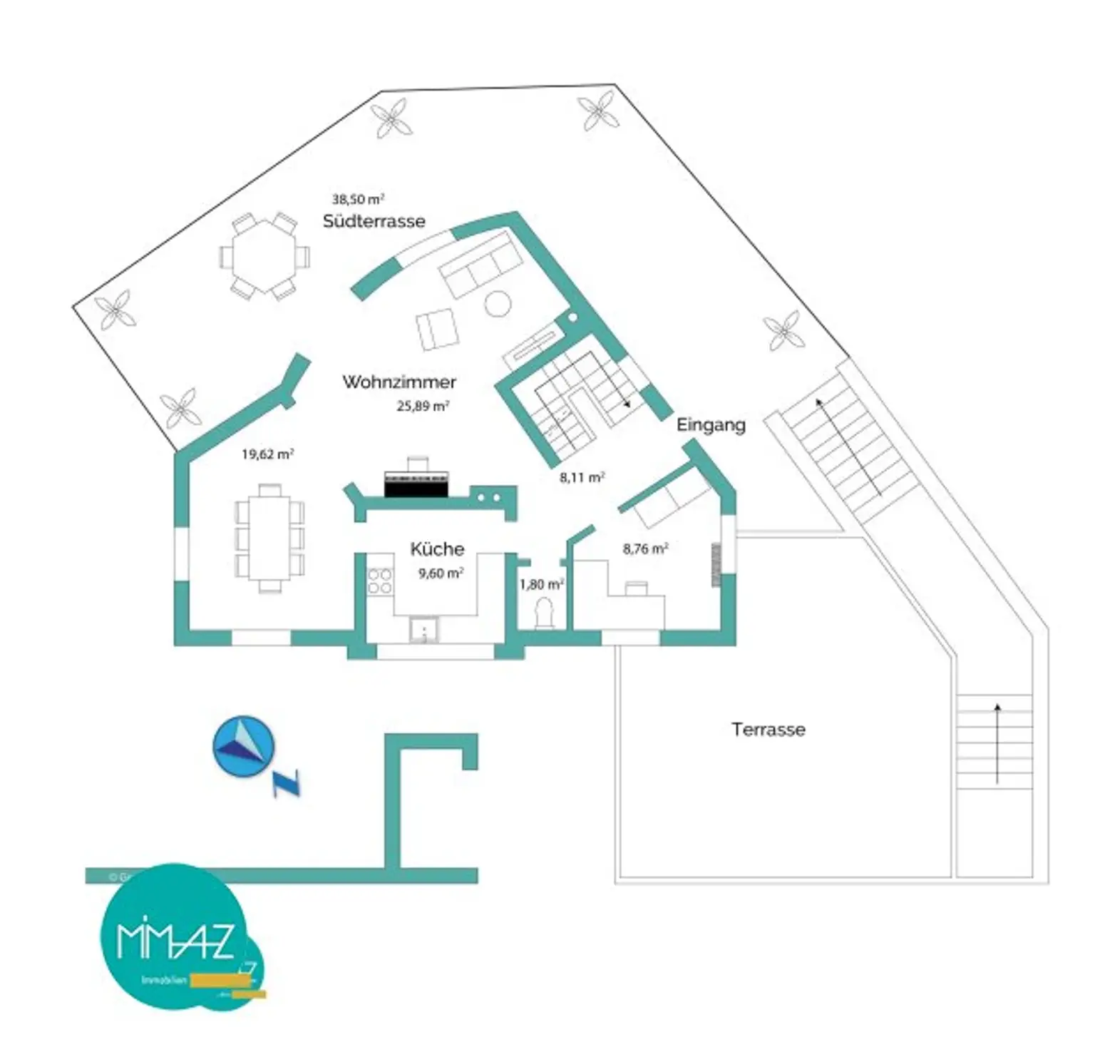 British Elegance in Vienna – A Home Like No Other! 5 rooms • 2 terraces • sauna • fitness room • garage! MOVE IN AND ENJOY!