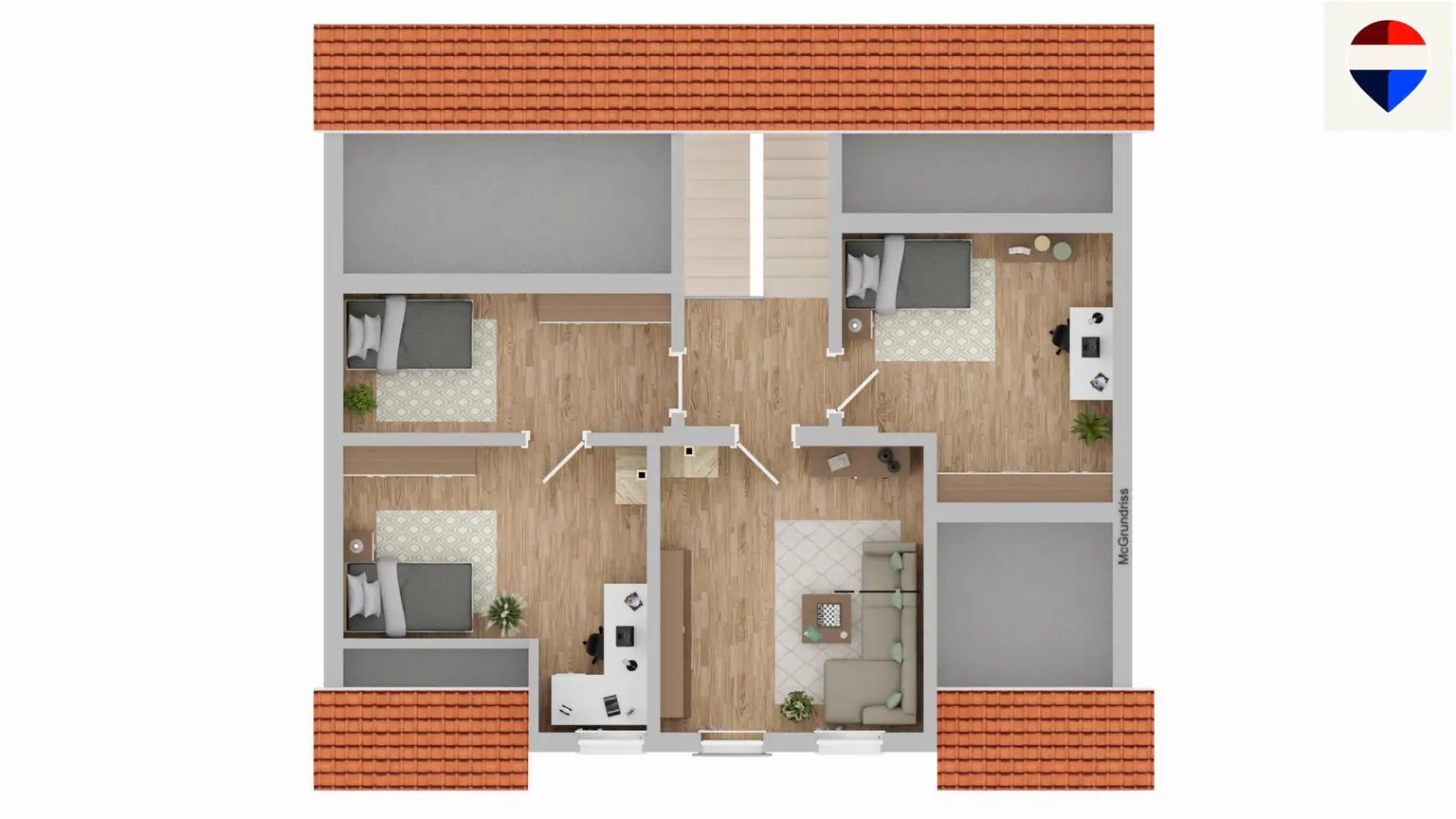 Dachgeschoss Plan