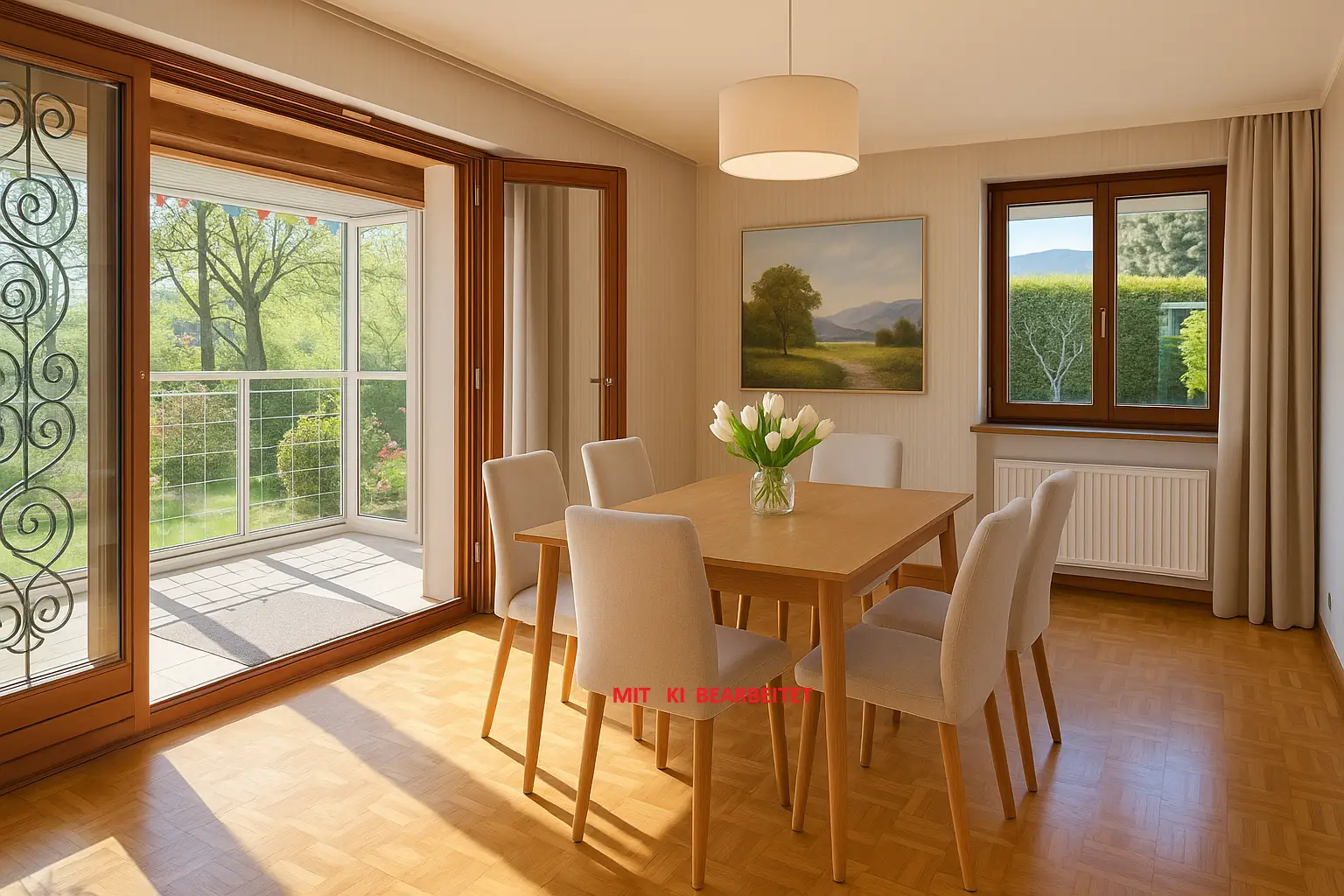 MASSIVHAUS MIT IDYLLISCHEM GARTEN IN SCHÖNER HÖHEN-AUSSICHTSLAGE