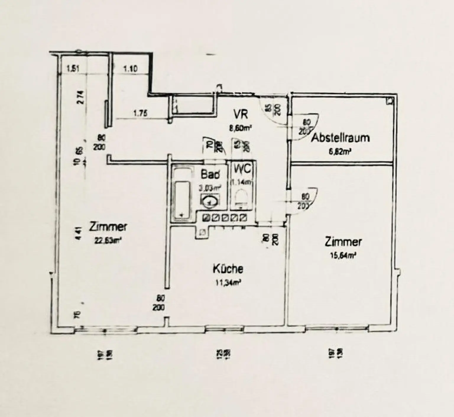 Nähe Mariahilferstraße / Sofort einziehen / 2 Zimmerwohnung