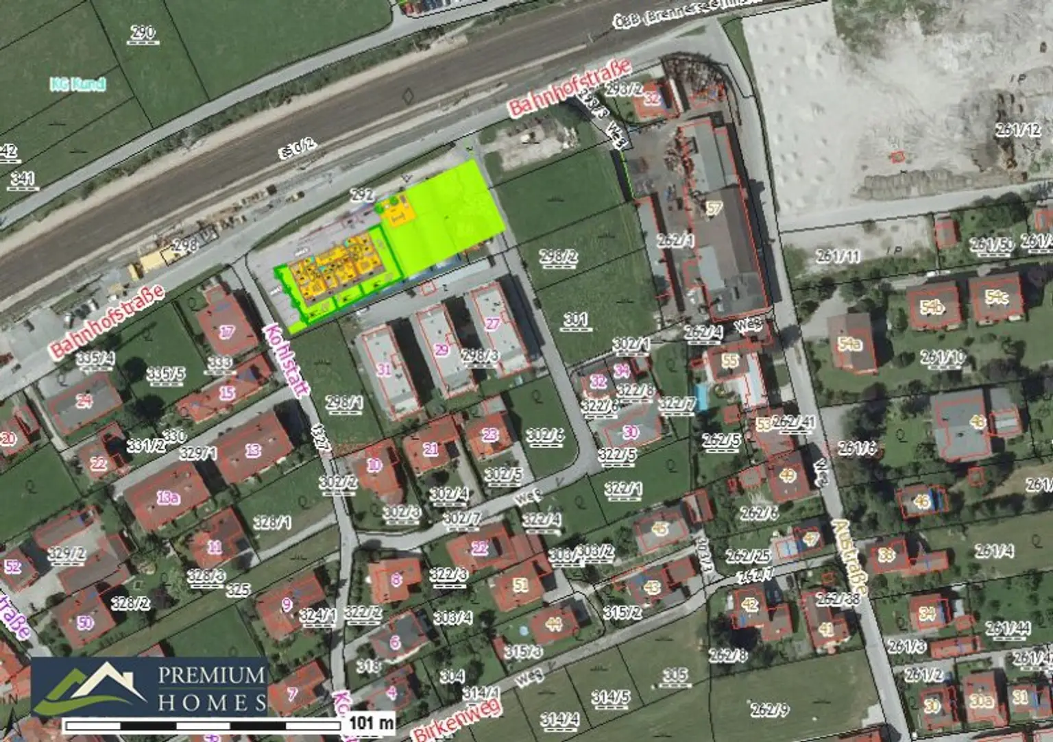 Mietwohnung Top 9 Kundl: K1 _Der Gipfel des Wohnens_81,96 m²_Lageplan