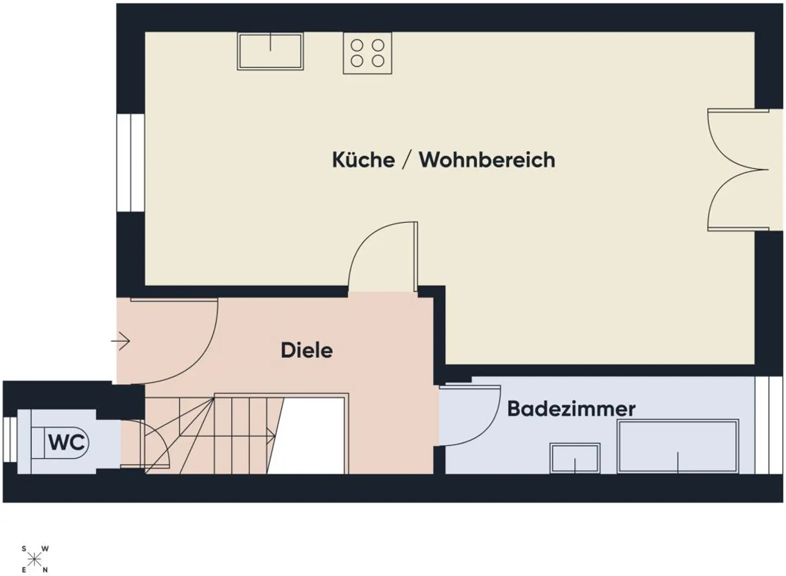 Grundriss ohne Maßstab - EG