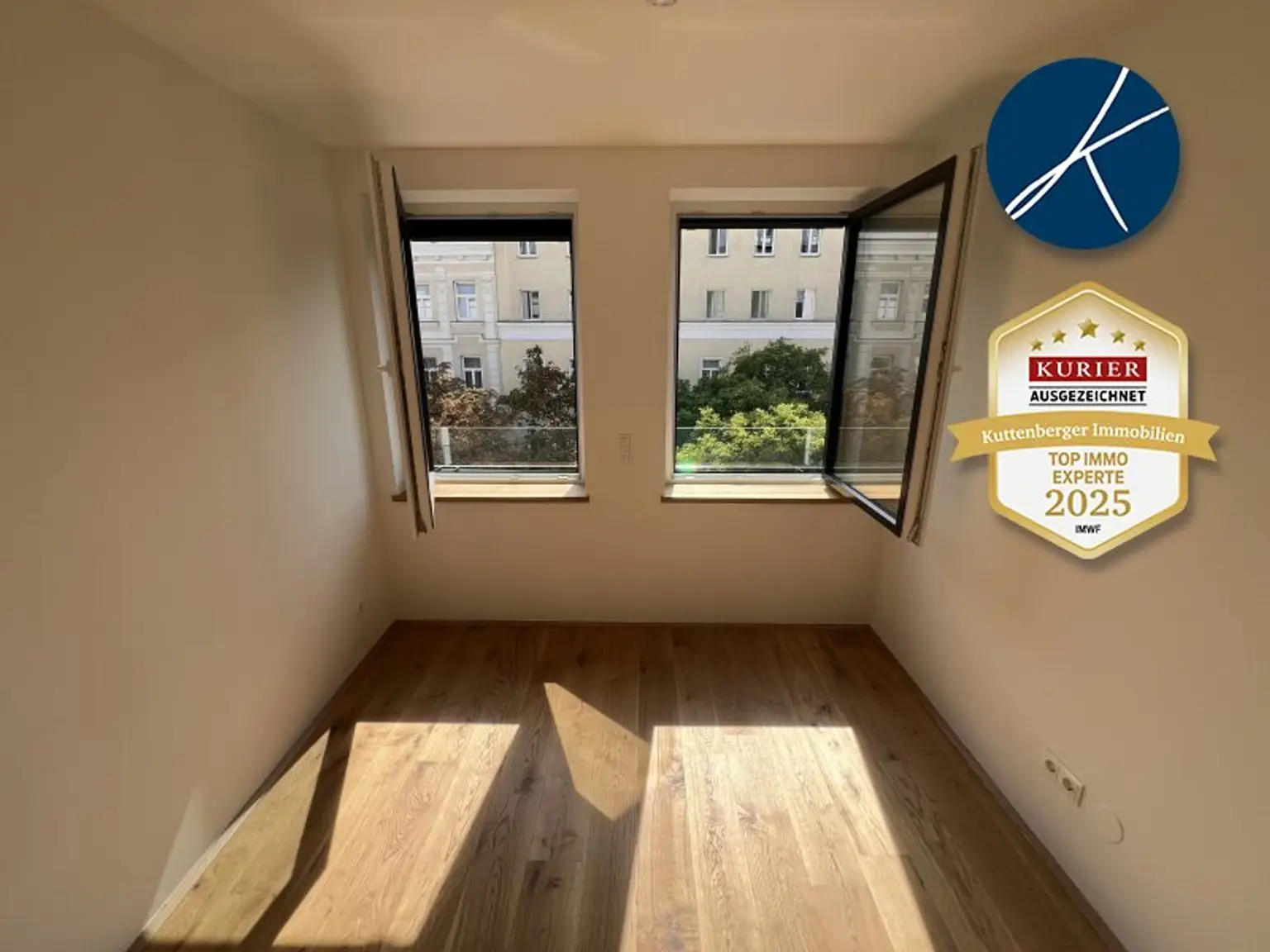 *Superprojekt: "Über den Baumwipfeln" Top 43  Erstklassige 3-Zimmer Wohnung mit Blick auf die Kastanienbäume + Balkon