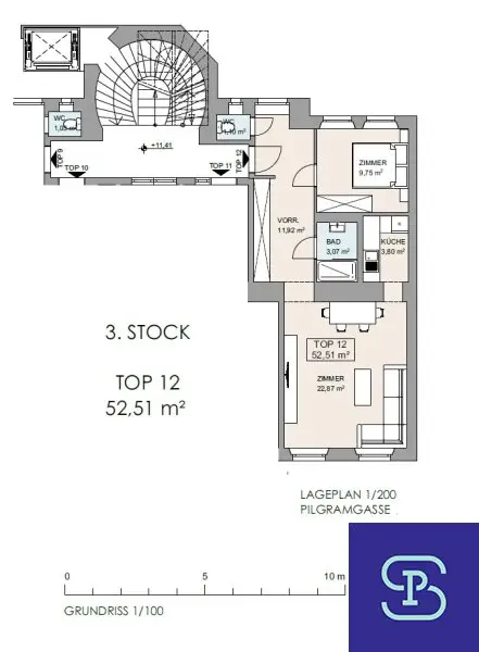 Sonnige 52m² Altbauwohnung mit Balkon Nähe Pilgramgasse - 1050 Wien