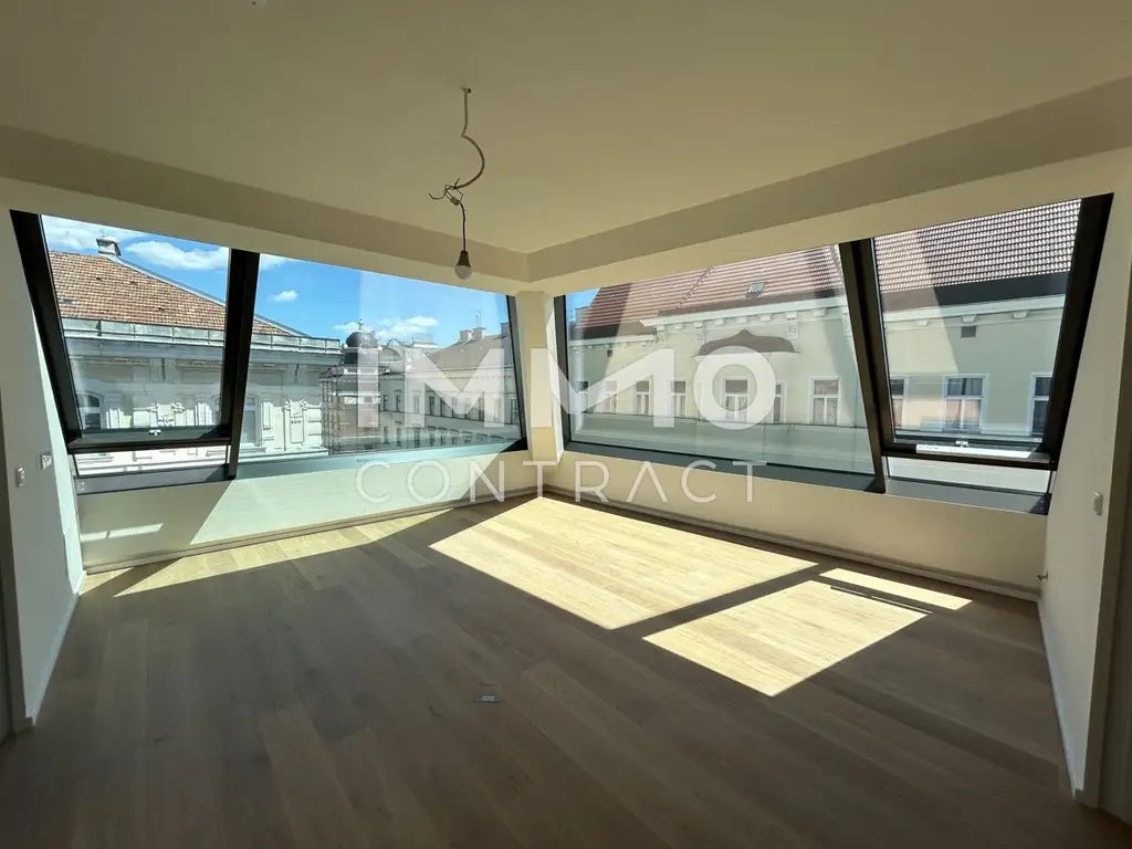 LUXURIÖSE 4-ZIMMER-WOHNUNG MIT
DACHTERRASSE - beim Naschmarkt