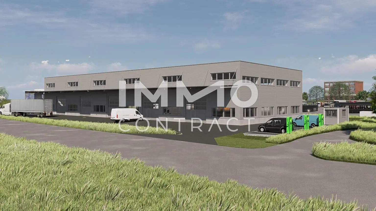 Neue moderne Produktions- und oder Lagerhalle mit Bürotrakt in bester Lage von St. Valtentin