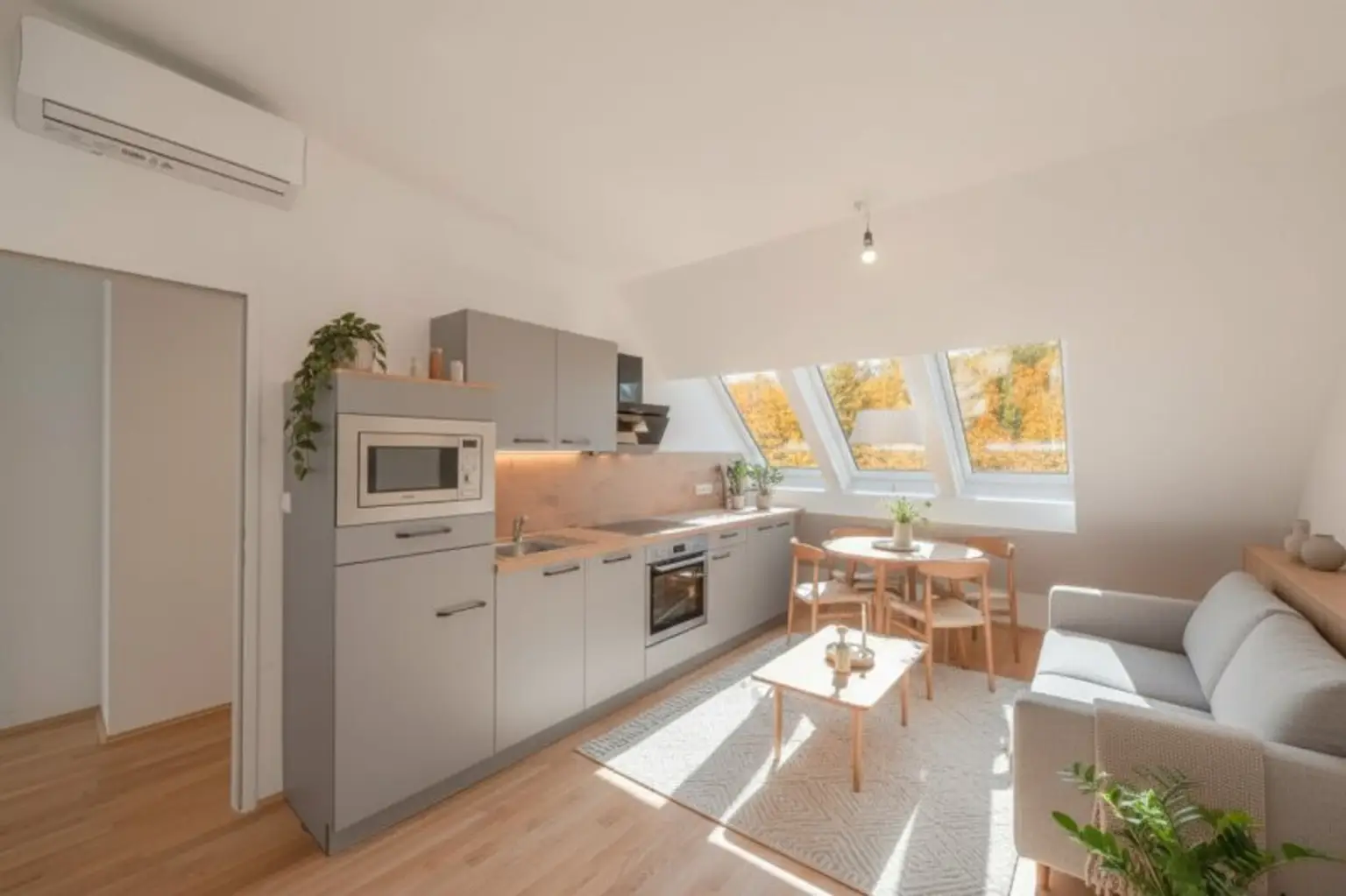 ++NEU++ Hochwertige 2-Zimmer DG-Wohnung mit zwei Balkonen, Ruhelage im Hof!