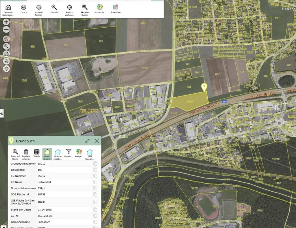 Gewerbegrundstück mit der Top-Lage an der S36 gegenüber Arena am Waldfeld - ideale Voraussetzungen für Ihr Unternehmensprojekt