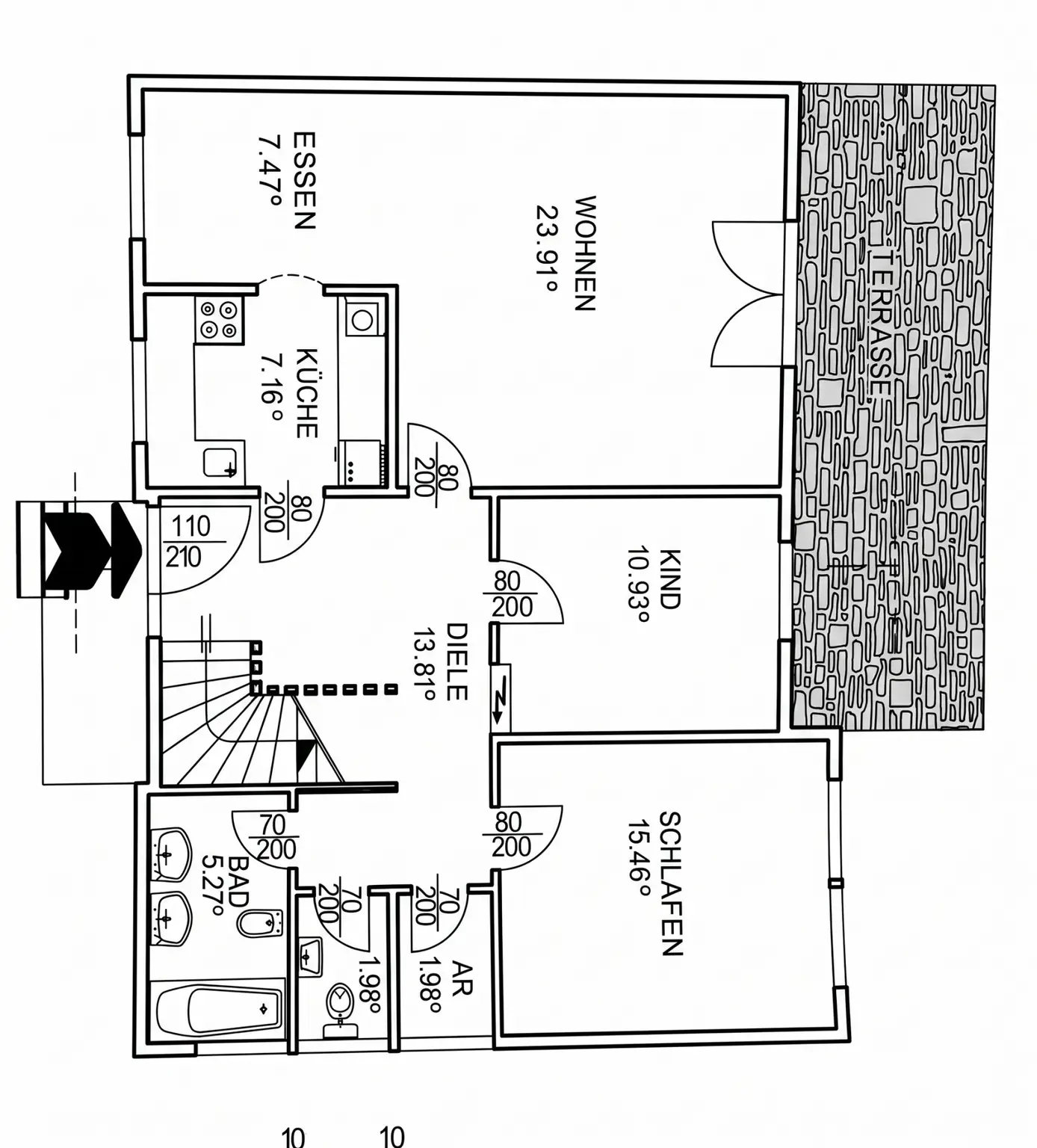Plan Erdgeschoss