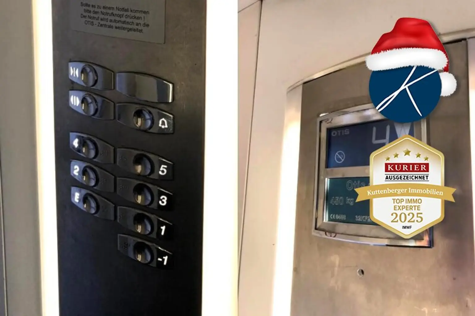 moderner Lift bis in den Keller