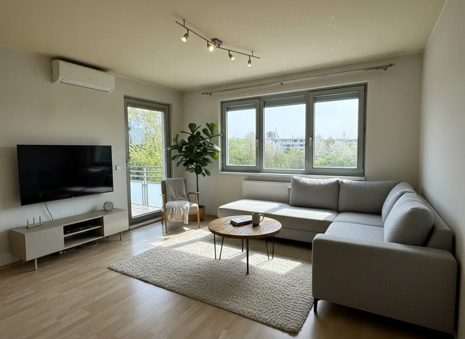 Ein Traum: Stadtwohnung in Neulaa mit unverbaubarem Blick ins Grüne