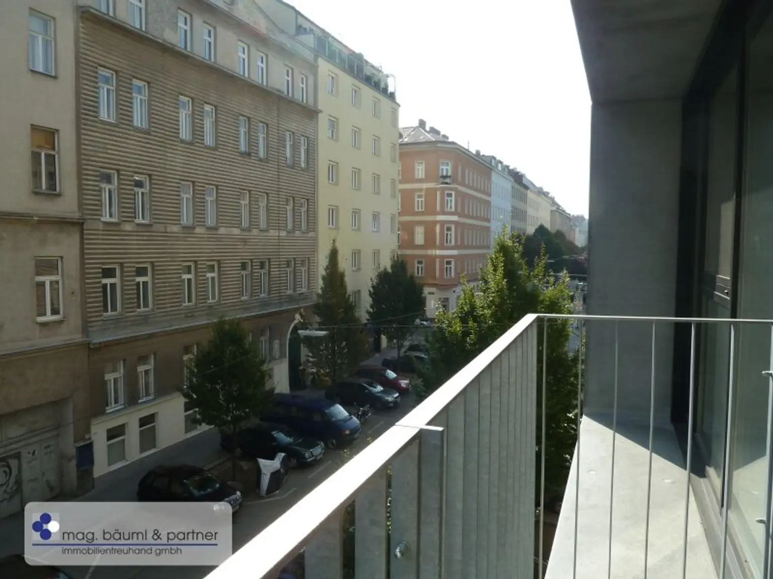 Blick vom Balkon