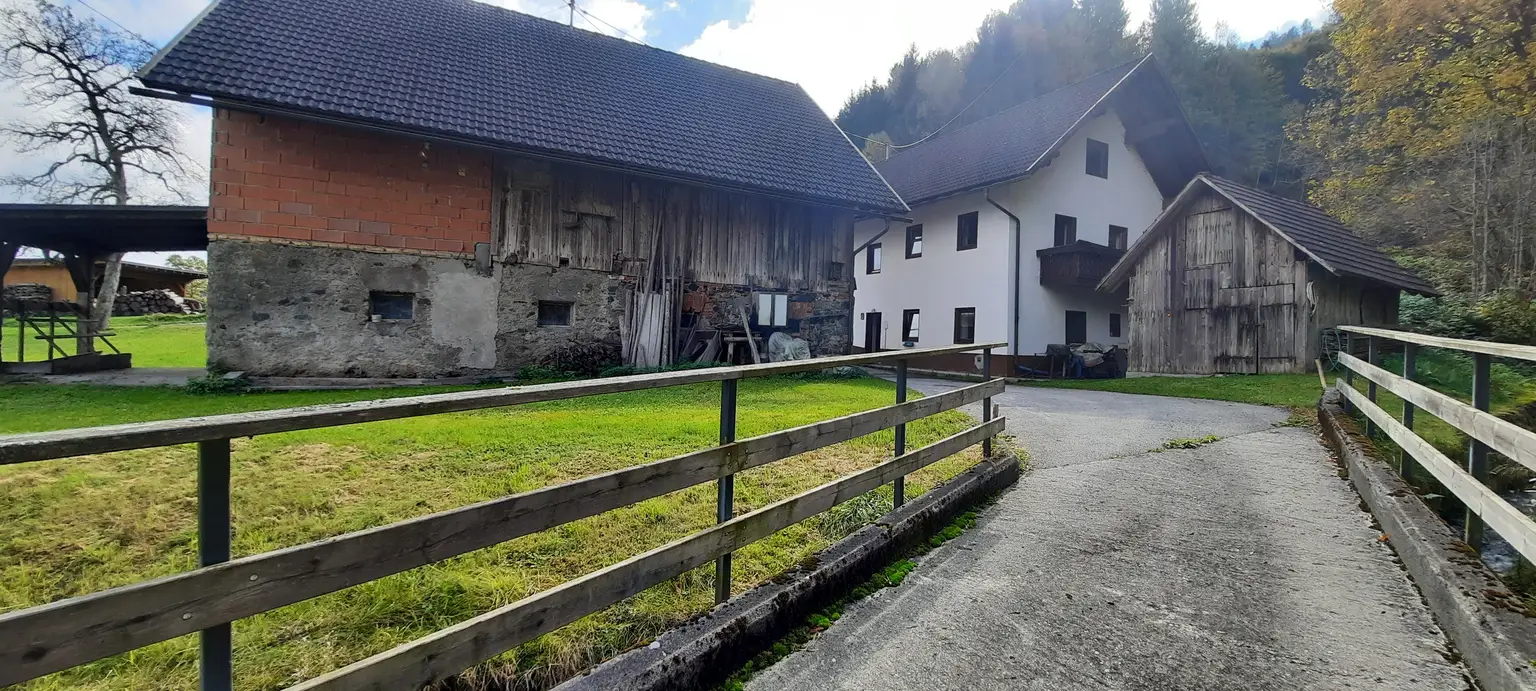 Für Naturliebhaber und Heimwerker- sanierungsbedürftiges Bauernhaus mit Nebengebäuden - zwischen Hermagor und Villach
