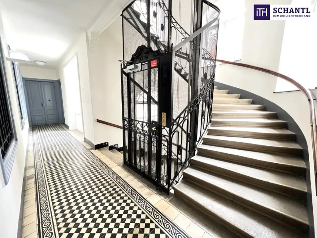 Da ist er – Ihr Wiener Wohntraum! Altbaujuwel im letzten Stock mit Balkon & Klima – jetzt zugreifen!