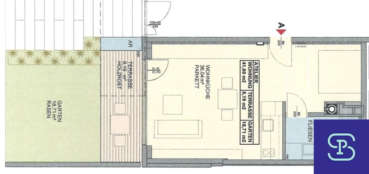 Provisionsfrei: Moderner 42m² Neubau + 27m² Terrasse u. Garten in Ruhelage - 1160 Wien